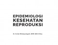 Epidemiologi Kesehatan Reproduksi