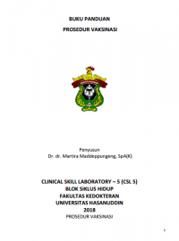 Buku Panduan Prosedur Vaksinasi (Kebidanan)