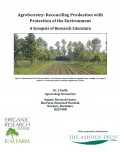 Agroforestry: Reconciling Production with Protection of the Environment A Synopsis of Research Literature