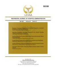 Jurnal ARS : Indonesian Journal of Hospital Administration Vol 07, No.01-02 (2024)