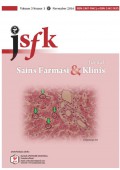 Jurnal Sains Farmasi & Klinis p-ISSN: 2407-7062 | e-ISSN: 2442-5435