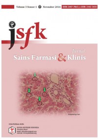 Jurnal Sains Farmasi & Klinis p-ISSN: 2407-7062 | e-ISSN: 2442-5435