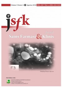 Jurnal Sains Farmasi & Klinis p-ISSN: 2407-7062 | e-ISSN: 2442-5435