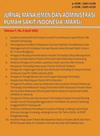 Jurnal ARS : MARSI VOL.8 NO.1-4 (2024)