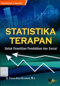 Statistika Terapan untuk Penelitian Pendidikan dan Sosial