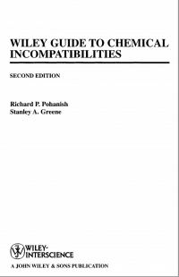 Image of Wiley Guide to Chemical Incompatibilities